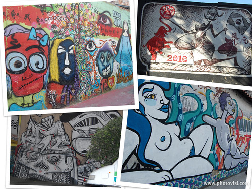 Rio also has some of the most interesting - and impressive - graffiti i've seen