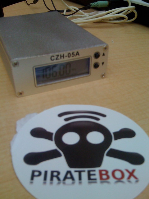 Pirate box on the air
