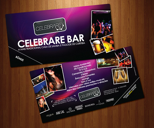 Flyer - Celebrare Bar by chambe.com.br