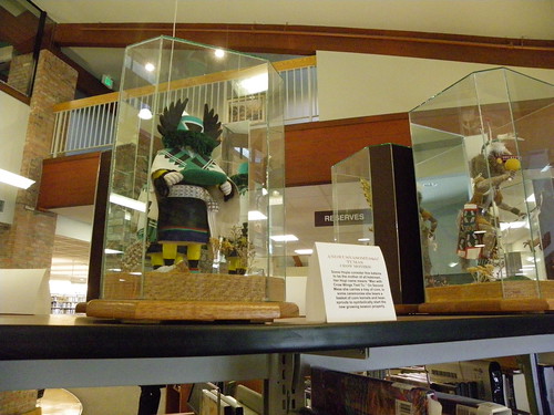 Kachina dolls at Prescott Public Library