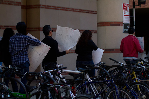AHF Protests Ezekiel Emanuel at UCLA Over Obama AIDS Policies 11411