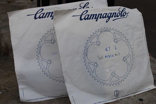 Campagnolo pista chainrings NOS by kievfix