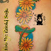 Daisy Dragonfly Tattoo