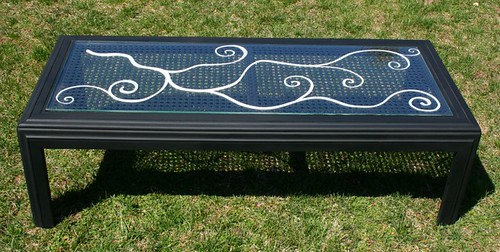 Coffee Table 38" x 24" by Rick Cheadle Art and Designs
