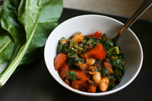 White beans and chard