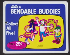 Jack's Bendable Buddies sign
