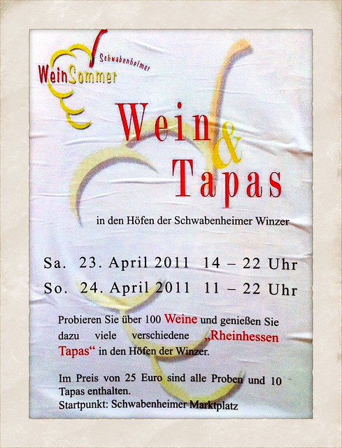 Schwabenheimer Weinsommer 2011: Wein & Tapas
