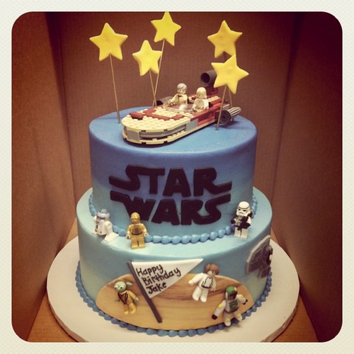 star wars cake designs. Star Wars Birthday Cake