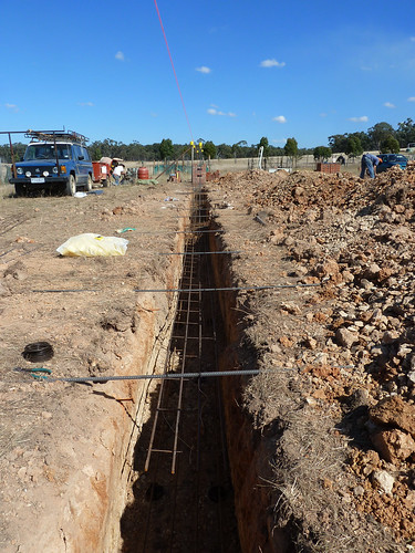 trench work and laying steel - 15