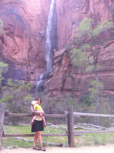 Zion - River Walk waterfall