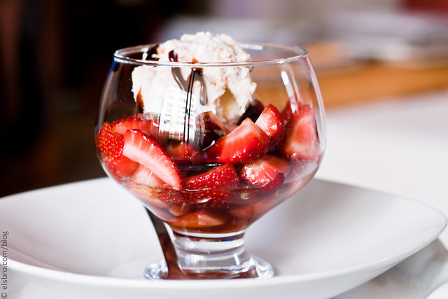 Ice Cream & Strawberries