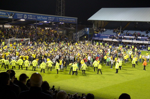 Pitch Invasion! Starring the fans of Norwich City