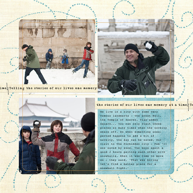 Day 16 - Snowball Fight at the Forbidden City