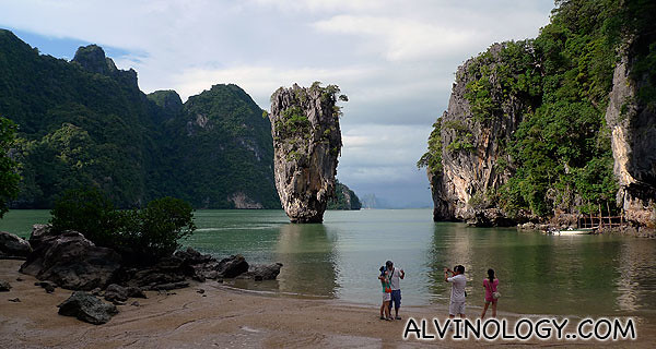 On the shores of James Bond Island