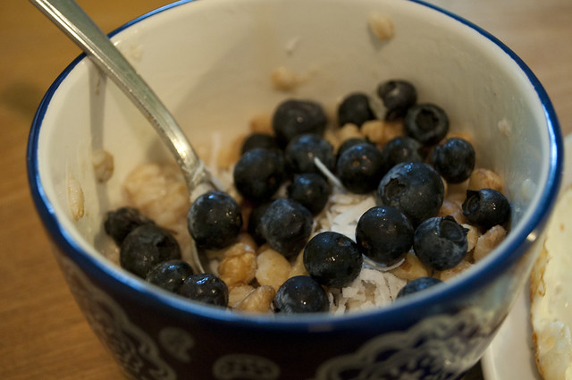 Blueberry oatmeal
