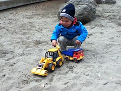 Nathan and his backhoe loader by mattandcl