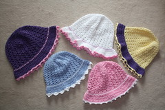 Crocheted Hats by Cobra_11