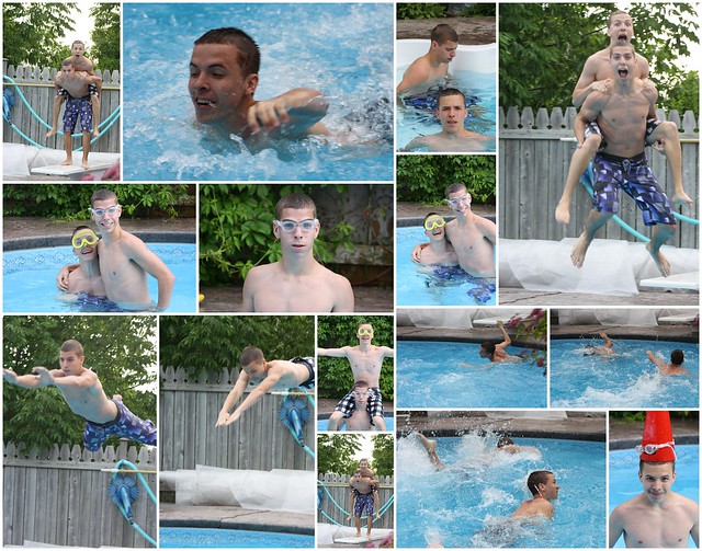 Swimming Collage - June 2011