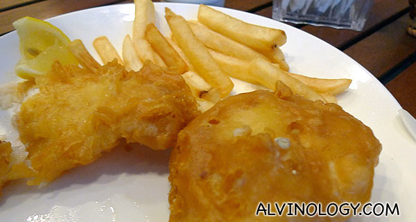 Love their beer-battered fish and chips
