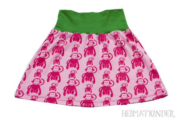 Monkey Jersey Skirt //Affenjerseyrock