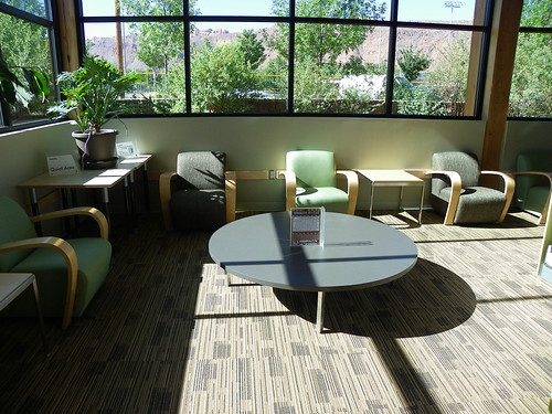 Corner seating - Grand County Public Library, Moab