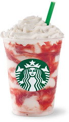 Soy Strawberries and Cream Frappuccino
