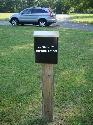 Cemetery Information Box by midgefrazel