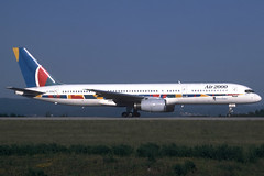 Air 2000 B757-2Y0/ER G-OOOU GRO 26/06/1998