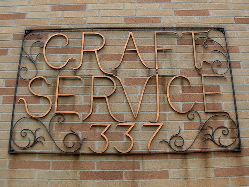 Craft Service Sign in Rochester NY
