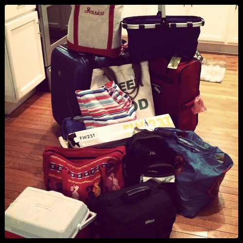 Liz packing