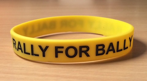 Elena Baltacha - Rally for Bally wristband
