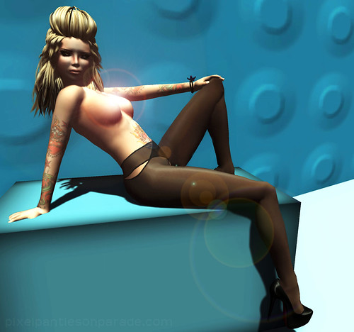 Crotchless Pantyhose by No9 Nylons Second Life by Pixel Panties on Parade