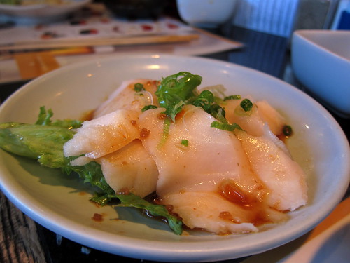 fatty white tuna sashimi