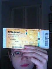 Ticket for Soad' concert in Milan - 2nd of june 2011
