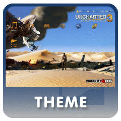 UNCHARTED 3 Dynamic Theme for PS3