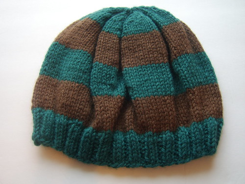 Slouchy hat, side view