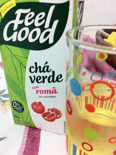 Feel Good de chá verde com romã