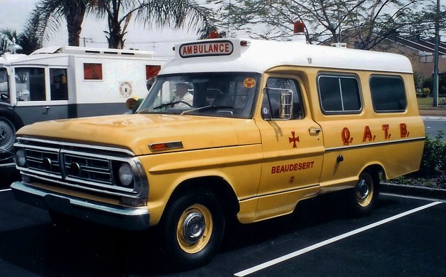 ford transport superior f100 ambulance f queensland series service 1972 industries brigade fseries qatb