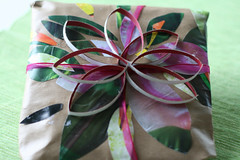 Handmade gift wrap