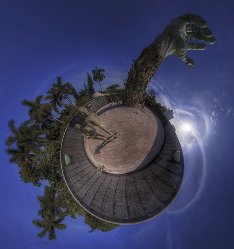 Miami Beach Holocaust Memorial - Stereographic Projection