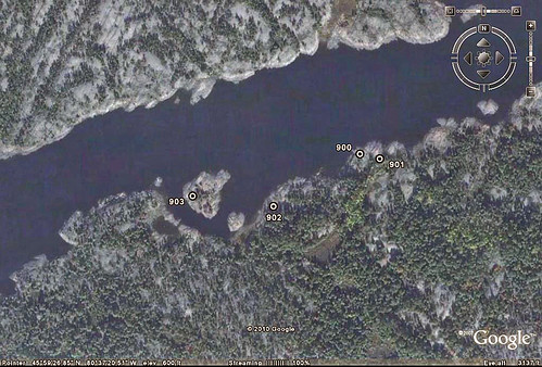 Pickerel River, Ontario, Campsite 902 map