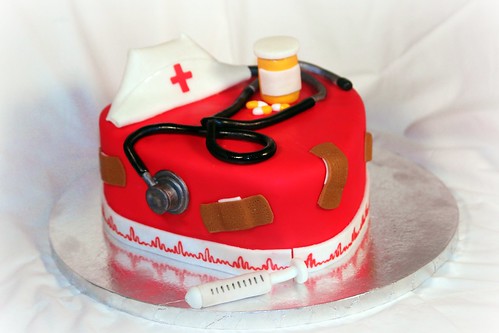Nursing theme cake by my sister