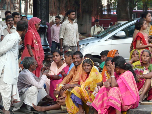 Colorful Saris, Bombay India