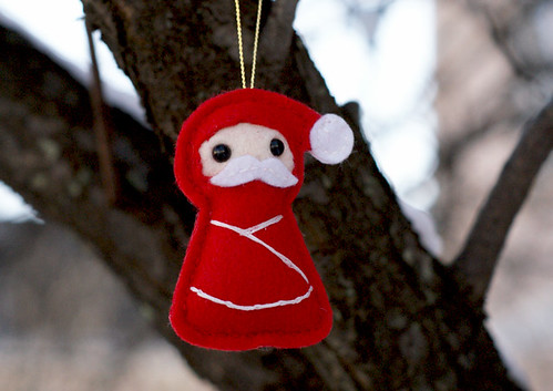 Ninja Santa - In a tree