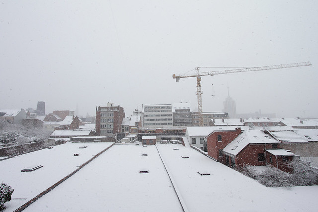 Sneeuw in Leuven - 19 december 2010