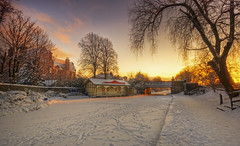 Ashley Boathouse Winter Sunset
