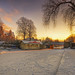 Ashley Boathouse Winter Sunset