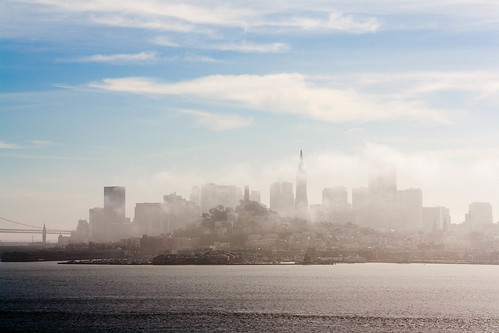 San Francisco in fog