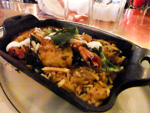 Dirty Rice and Shrimp, Red Rooster