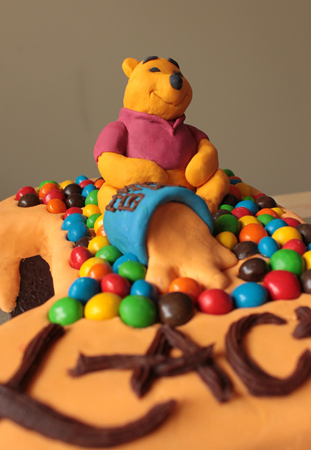 Winnie The Pooh Cake - 1st Birthday cake